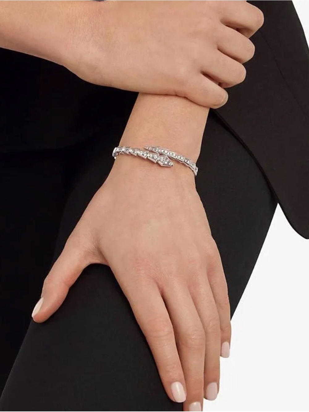 Serpenti Crystal Wrap Bracelet 18k $25,000
